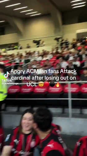 AC米兰老板在比赛结束时立刻离开，米兰球迷集体不爽+炮轰！